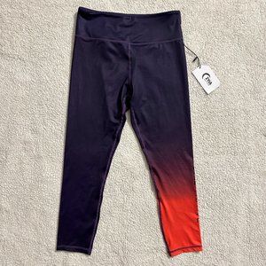 ZYIA Active Purple Ombre Light N Tight Hi-Rise 7/8 24" Leggings NWT